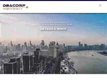 Tablet Screenshot of dbacorp.com.br